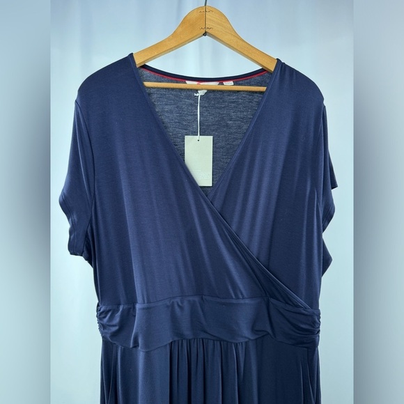 NWT Boden Lola Jersey Dress in Navy Size 16/18 Regular - Picture 5 of 9